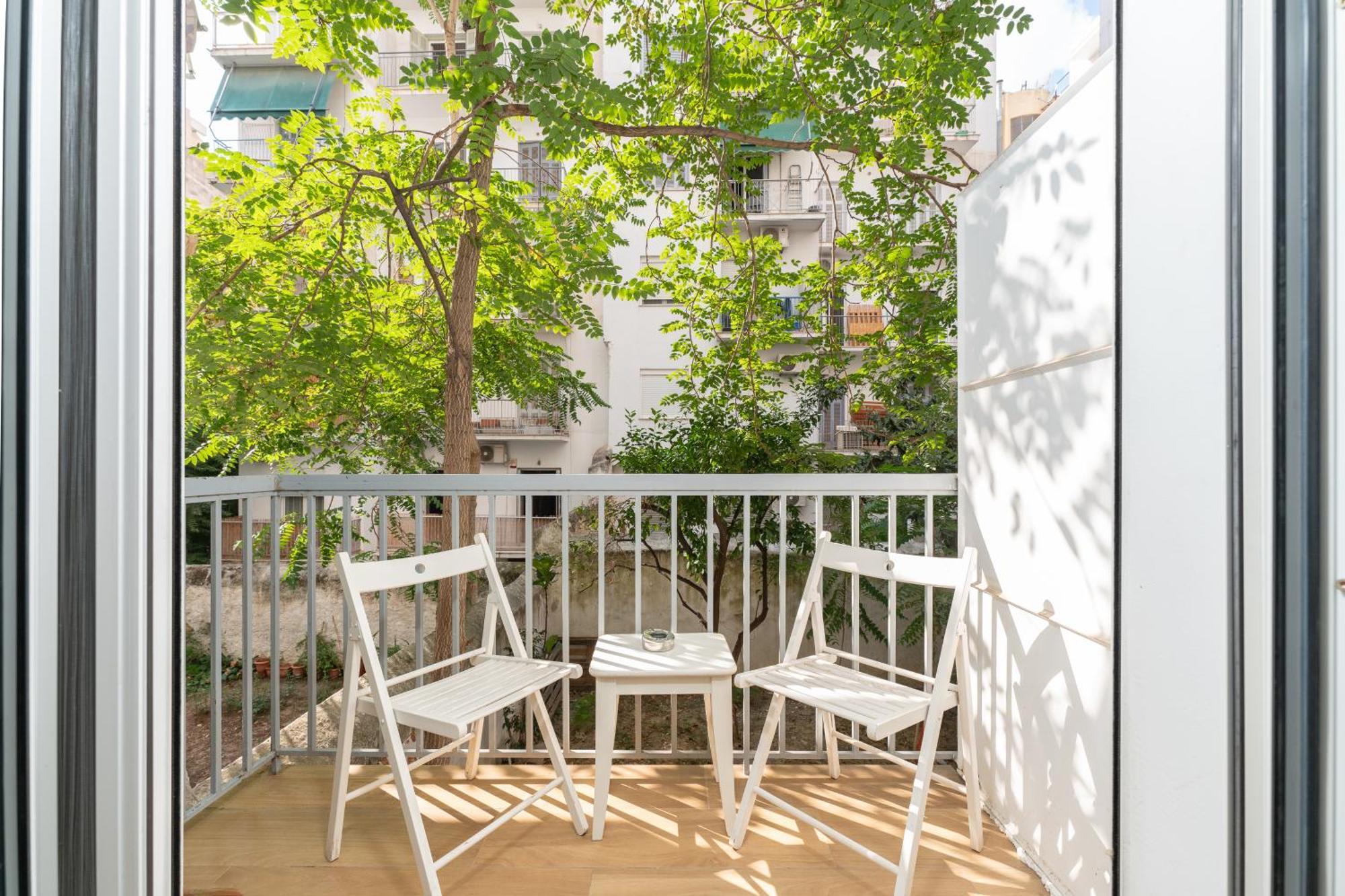 Charming Sunny Studio In Athena Bagian luar foto