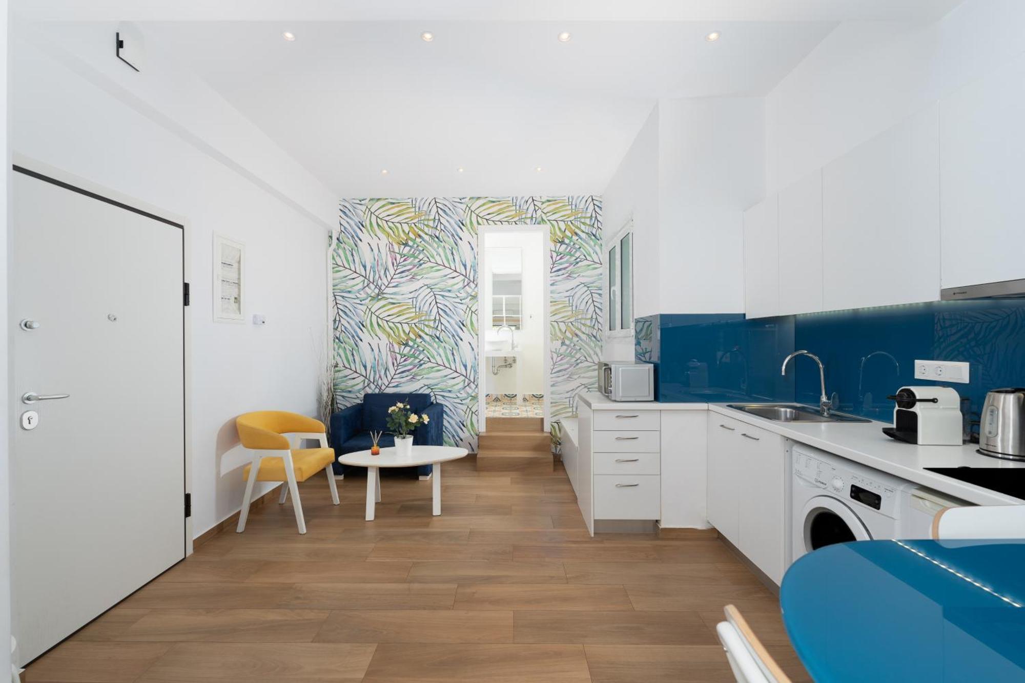 Charming Sunny Studio In Athena Bagian luar foto